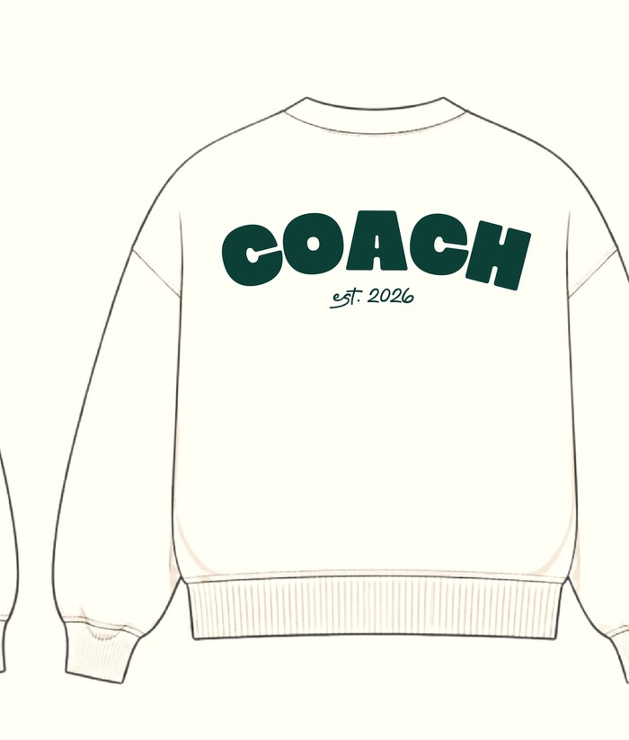 District Padel Coach sweatshirt design