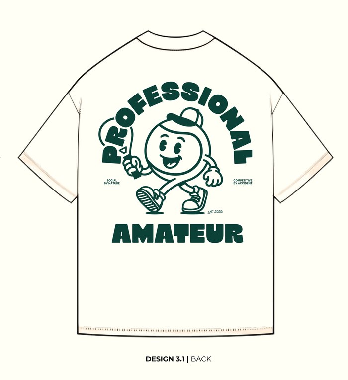 'Professional Amateur' t-shirt design